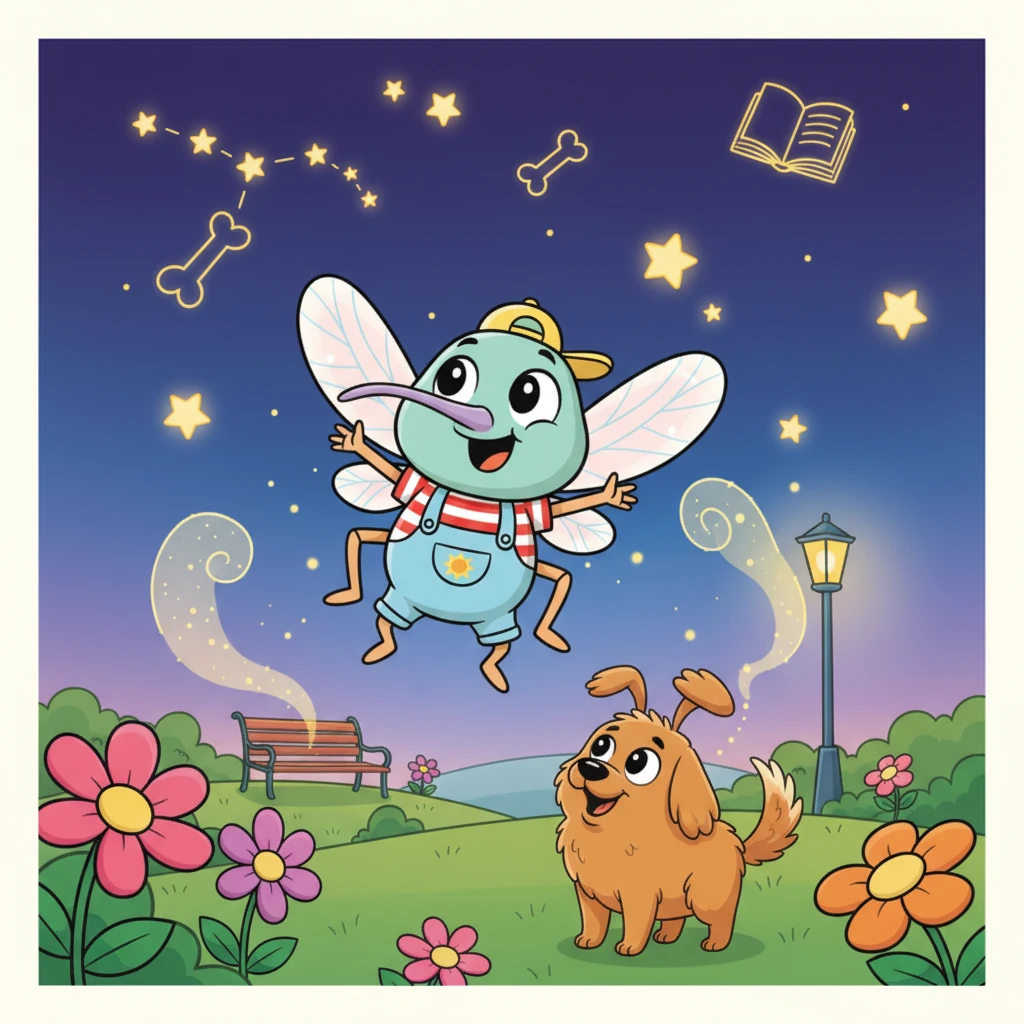 Milo the Mosquito at the Park - 动物故事