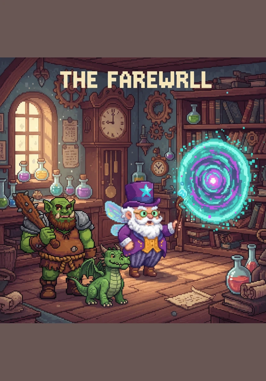 Realizing the kingdom is in total chaos and needs a leader, the fairy insists Barnaby visit the capital to return the sword properly. Barnaby sighs, packs a snack of pickled onions, and begins the long trek out of his beloved, smelly swamp.