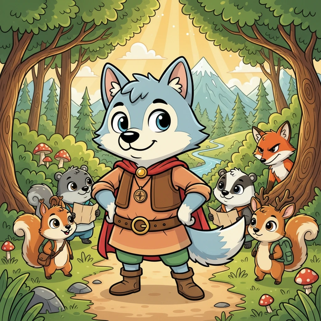 Mastan the Brave Wolf - Animal stories