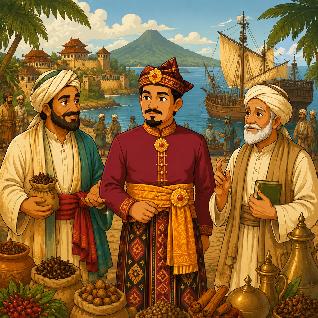 The Spices of Faith: The Arrival of Islam in Maluku - Historical stories