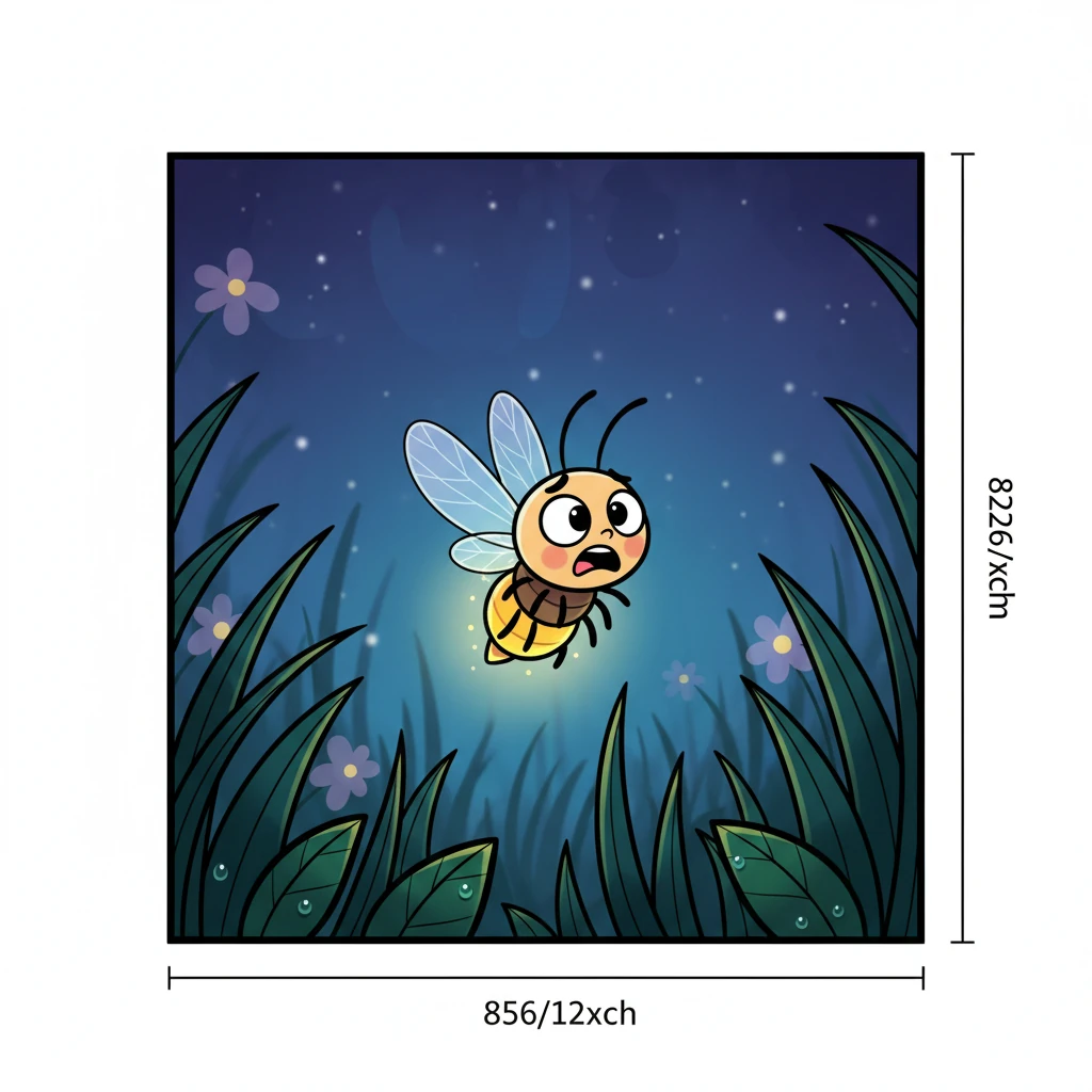 Achanak, ek bahut hi chhoti jugnu, jiska naam Flick tha, wahan aa pahuncha. Woh bahut dara hua aur kho gaya hua lag raha tha, uski apni roshni bahut kam thi. Flick apni choti-choti aankhon se charon taraf ghabrahat se dekh raha tha, andhere mein apna raasta dhoondhte hue.