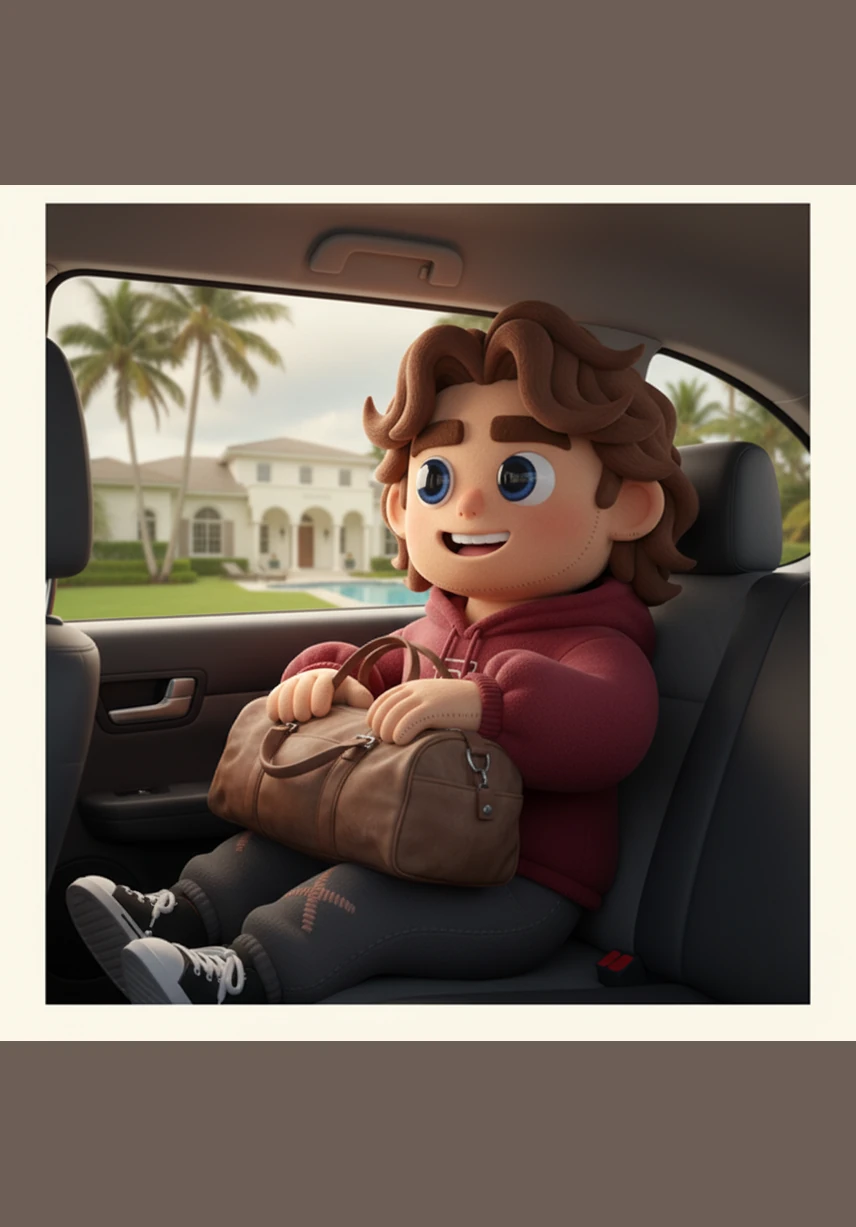 The humid Florida air pressed against the window as the Uber glided past the towering palm trees of Palm Beach. Enzo clutched his worn duffel bag, feeling the sharp contrast between his modest life and the blindingly white stucco mansions. Every manicured lawn and shimmering pool felt like a glimpse into a different, unreachable planet.