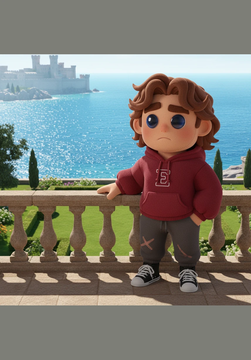 Enzo stepped out onto the balcony, the salty tang of the ocean air swirling around him as he looked over the perfect lawn. The sun beat down on the shimmering water, a beautiful but alien world he would now have to call home for his senior year. He took a deep breath, wondering who he would become in this fortress of stone and sea.