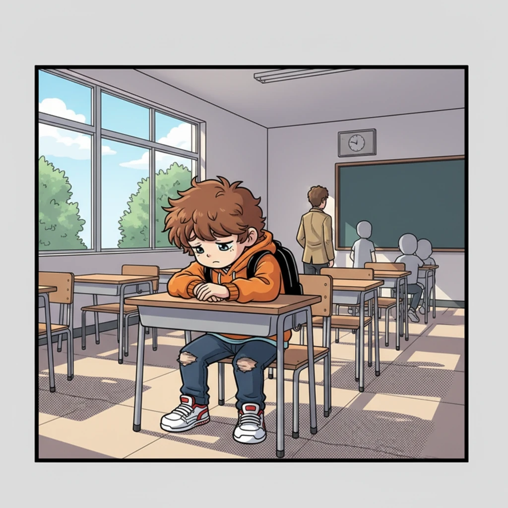 It was the first day of 8th grade, and Ayam, as always, retreated to the back bench. He was a perpetually shy and introverted boy, always hoping to blend into the background, unnoticed by anyone. His hunched posture and downcast eyes were a familiar sight.