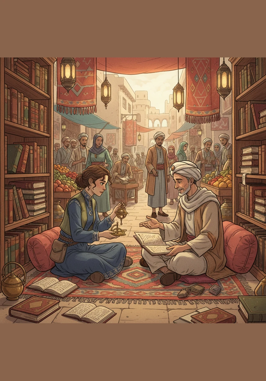 Aicha no solo escuchaba, sino que también hacía preguntas valientes y profundas para entender el mundo que la rodeaba. Su inteligencia brillaba con fuerza cada vez que buscaba la verdad, demostrando que cuestionar y aprender son actos de gran valentía y fe.