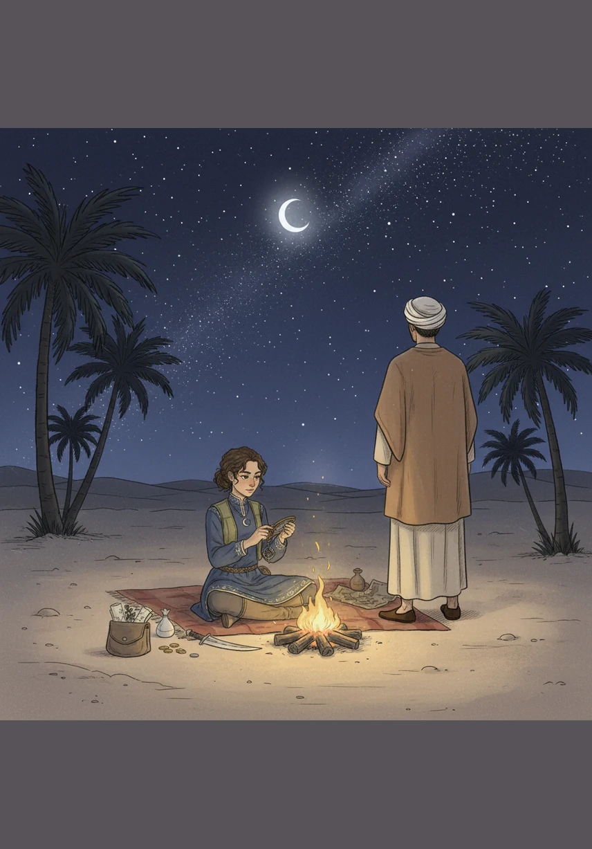 Bajo la sombra de las palmeras o el cielo estrellado, Aicha se reunía con otras mujeres y niños para enseñarles a leer y a comprender su fe. Les recordaba siempre que el aprendizaje no tiene límites y que cada niña tiene el potencial de ser una gran sabia y líder.