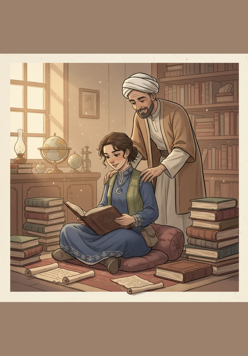 Hoy, la historia de Aicha nos enseña que buscar el saber es un acto de amor y que las niñas, con sus libros y sus sueños, son las herederas de una gran tradición de sabiduría. Aprender es iluminar el mundo, y cada paso en la educación es un paso hacia un futuro mejor para todos.