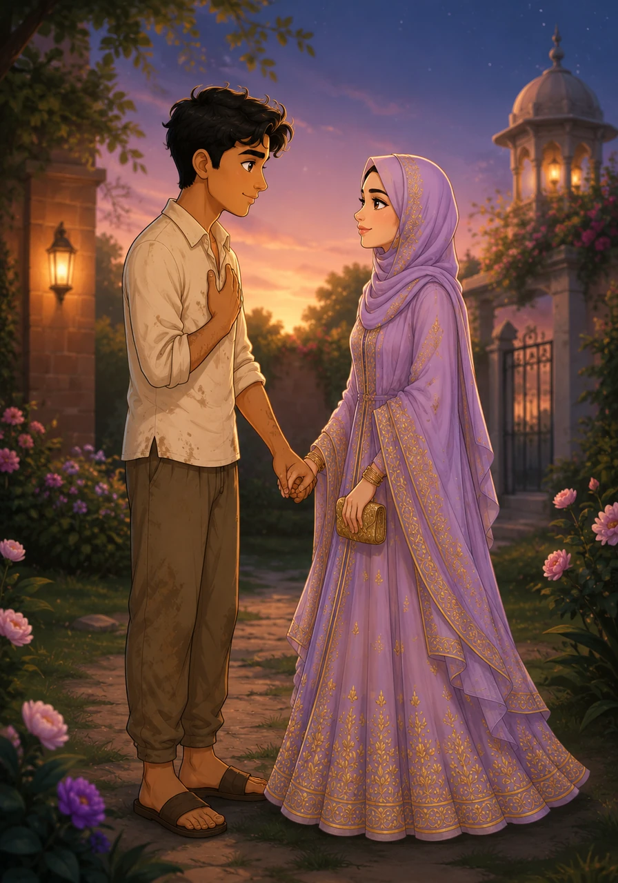 Driven by a newfound courage, Akash visited the outskirts of Zoya's garden, not to hide in the shadows, but to show her that his spirit was as resilient as the clay he worked with. He promised that no matter the distance or the decree of society, the bond they had forged was etched into his very soul.