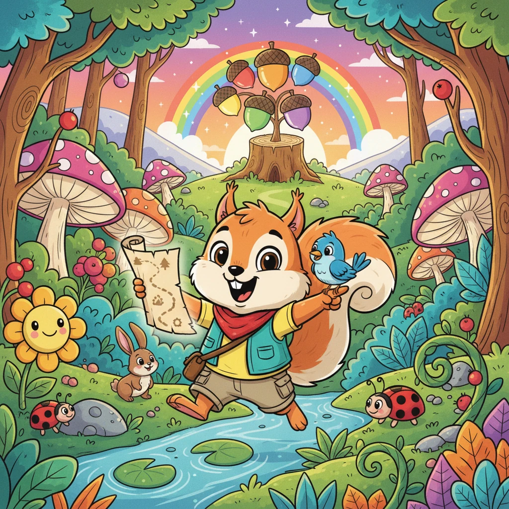 Rusty's Rainbow Acorn Adventure - Aventuras