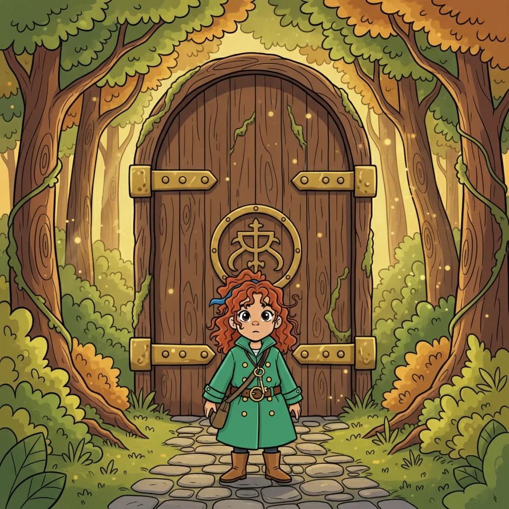 That night, Lila dreamt she was standing before a colossal wooden door in a forest she had never seen before. Sunlight streamed through the leaves, illuminating the path ahead. The door was ancient and imposing, beckoning her closer.