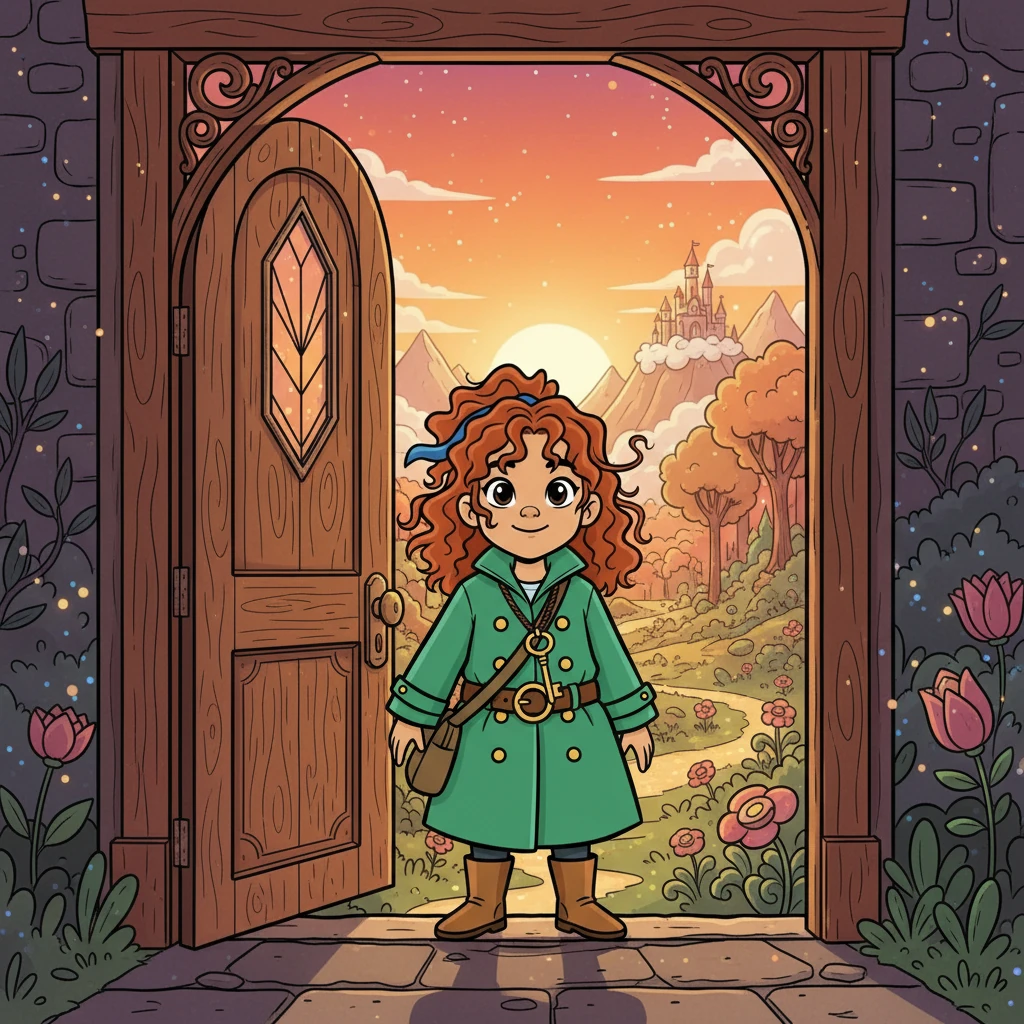 The door swung inward, revealing not a forest, but a breathtaking landscape bathed in golden light. Lila stepped through, ready to embrace the adventure that awaited her, determined to uncover the secrets of her grandmother's past and the magical world beyond.