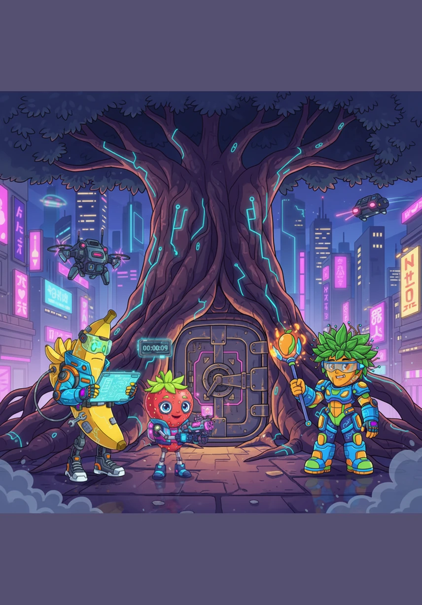 Sous un arbre centenaire, ils trouvèrent enfin une vieille Orange à la peau ridée qui leur révéla la cruelle vérité. Elle leur expliqua que ce n'était pas seulement la sécheresse, mais l'oubli des humains qui faisait disparaître leur magie et leurs voix.