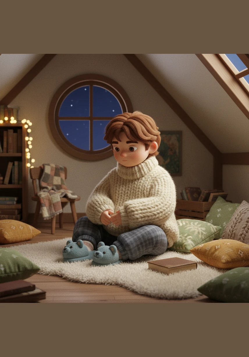 One evening, as the stars began to peek through the twilight, JJ sat alone on the porch wrestling with the urge to confess. The fear of ruining the harmony of their four-person group felt like a heavy weight, keeping the words locked away. JJ sighed, watching the moon rise and wishing for a sign that they weren't alone in these feelings.