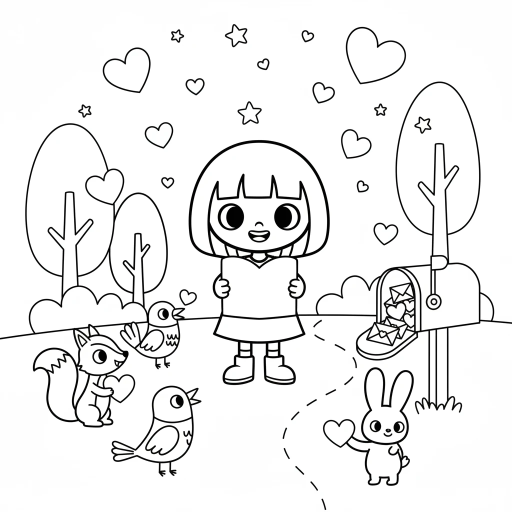 valentines coloring pages - Coloring Pages