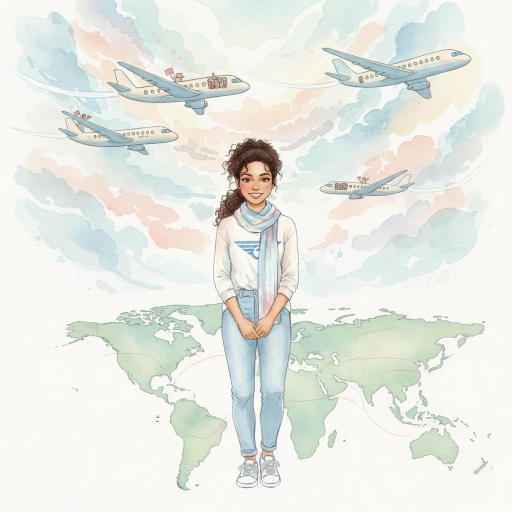 As preparations continued, Layla imagined the journey to the World Cup. She saw planes soaring through clouds, carrying hopeful fans, their hearts full of anticipation. The world felt closer, connected by the universal language of sport and shared dreams.