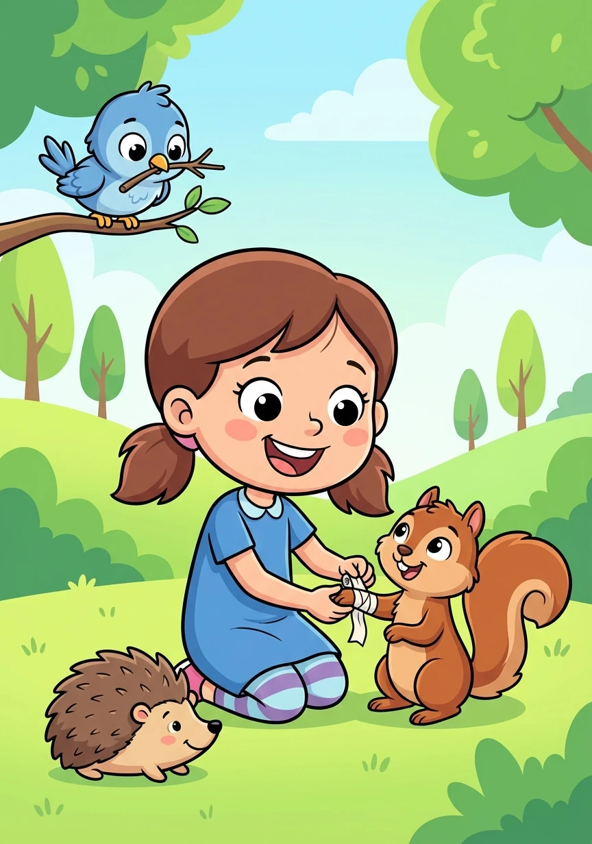 The animals loved Lily because she was kind, gentle, and always ready to lend a helping hand. They knew she would always be there for them.