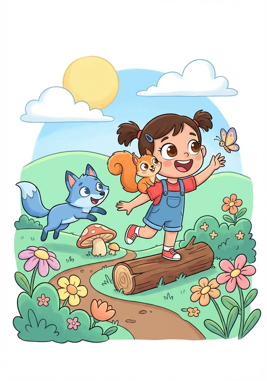 Together, Lily and her animal friends explored the world, sharing laughter, adventures, and a deep, unwavering bond of love.