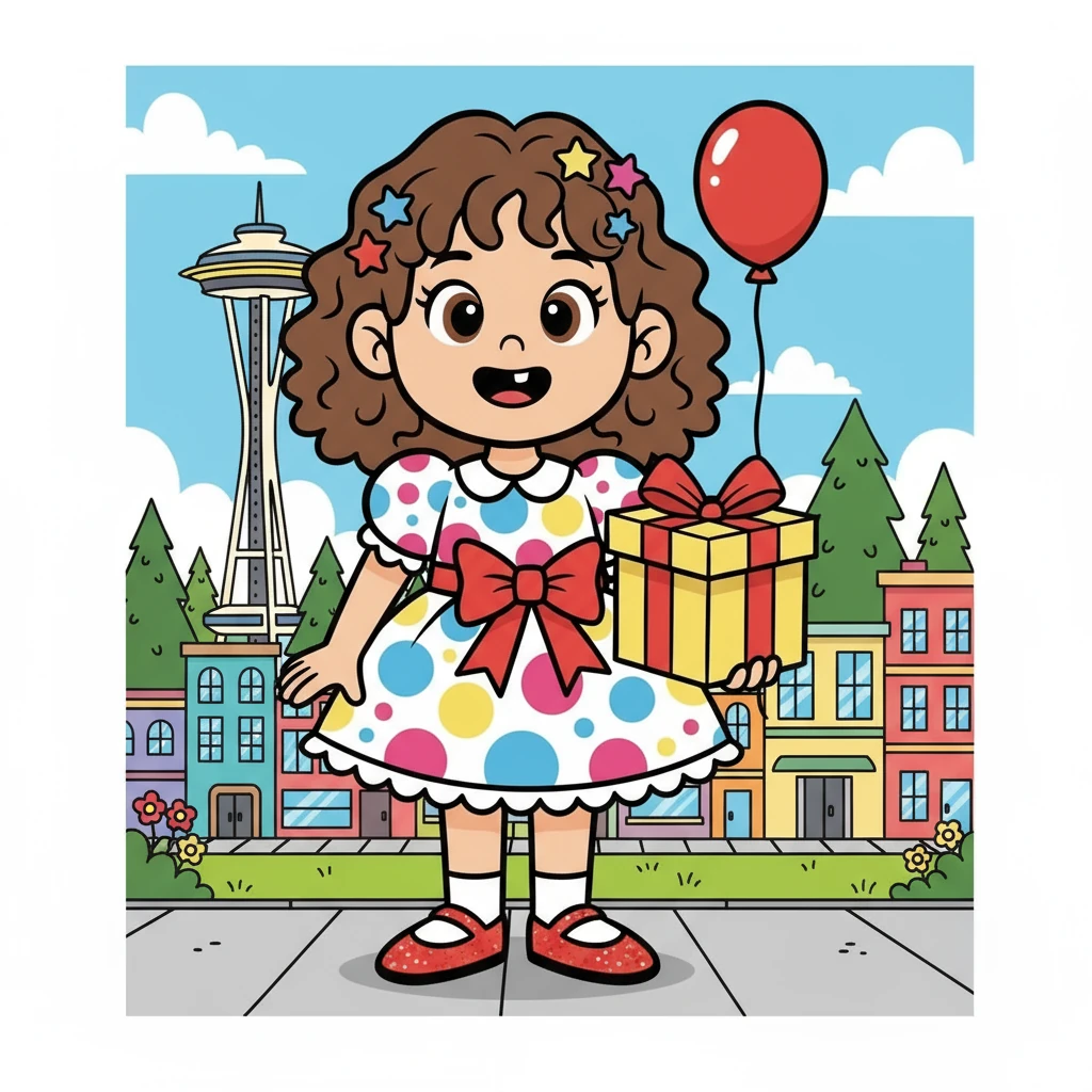 Once upon a time, in the beautiful city of Seattle, lived a little girl named Stella. This story is all about how her mommy and daddy met and got married, a long time ago before she was even born!