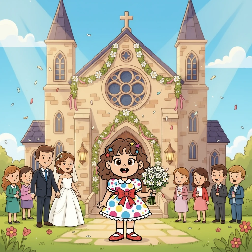 It all started on July 19th, 2025. The sun shone brightly over the Magnolia United Church of Christ, where Mommy and Daddy were about to say “I do.” The church looked like a fairytale castle.