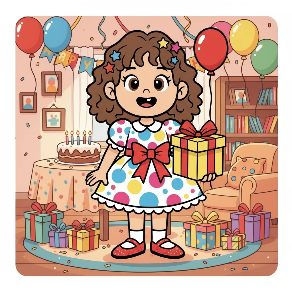 And now, years later, Stella is turning five! This story is a special gift, a reminder of the love that brought her into the world, and a celebration of her very own birthday and how much she is loved.