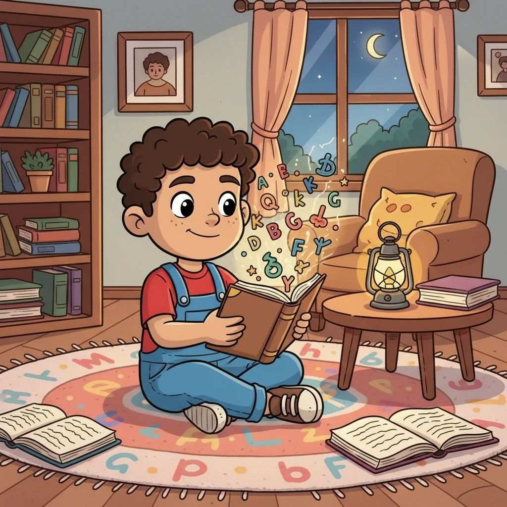 Poco a poco, con paciencia y esfuerzo, Mateo comenzó a descifrar las letras y a formar palabras. El mundo de la lectura y la escritura se abría ante él, un universo lleno de maravillas.