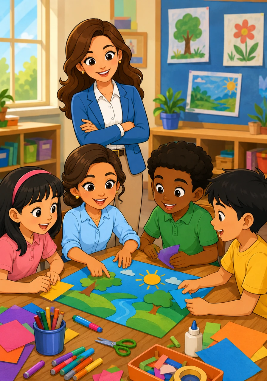 During a group project, Arujan and her classmates learn the value of helping one another and sharing ideas. They discover that they can achieve much more when they work together as a team.