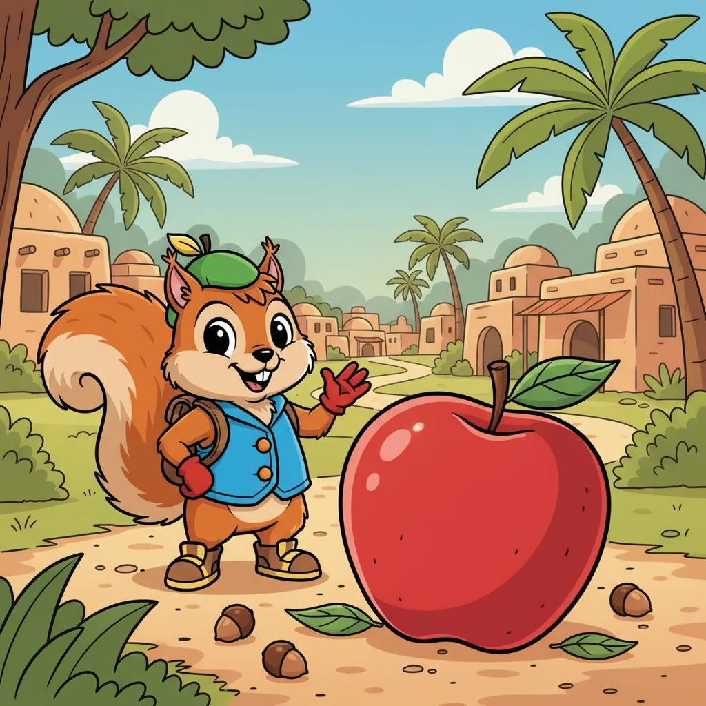 ایک دن، چنٹو نے ایک بہت بڑا سیب دیکھا جو زمین پر گرا ہوا تھا۔ اسے دیکھ کر، اس نے سوچا کہ وہ اسے اپنی کالونی تک لے جائے گی۔ یہ کام ناممکن لگتا تھا، لیکن چنٹو ہمت نہیں ہاری۔