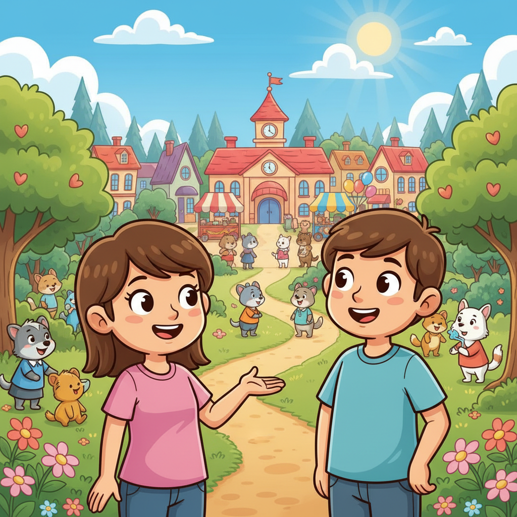 “I love my community,” said Nuoy, smiling at Ek. “I really like your community, Nuoy. Where are we going tomorrow?” Ek asked with a big smile.