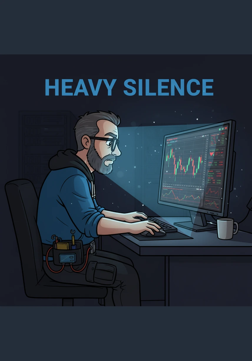 After the fix, the screens go silent, and for hours, not a single trade is made. Alex realizes he has made the system too cautious, like a hunter who is afraid to move even when the perfect opportunity presents itself.