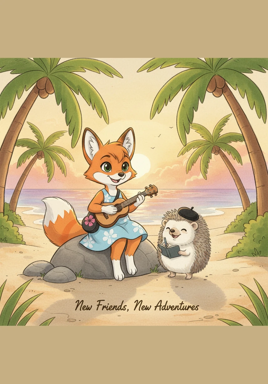 Now, whenever her tail goes swish-swish in the wind, Lilo just smiles and lets it dance as much as it wants. She finally understands that the very thing that makes her different is what makes her the most special fox in the valley.