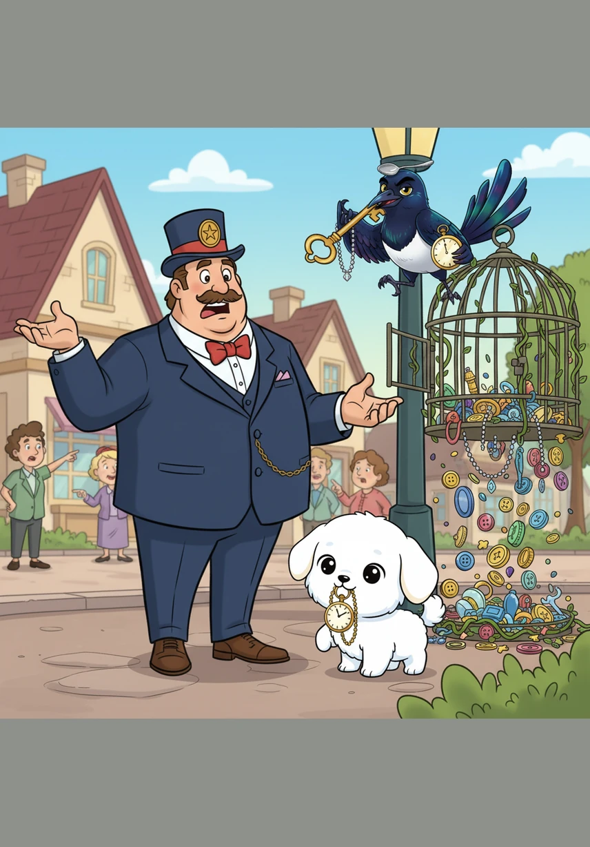 One sunny morning, the town of Willow Creek fell into a panic because the Mayor had lost the golden key to the community garden. Everyone searched high and low, looking under park benches and inside flowerpots, but the precious key was nowhere to be found.