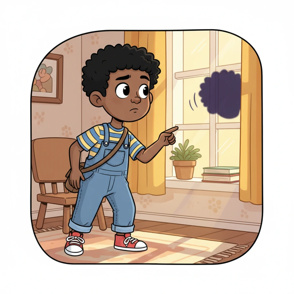 A flicker in the periphery, a shadow too deep against the sunlit windowpane. It was gone before a proper look, leaving behind only the lingering sensation of something having been there, something watching from the edge of sight.