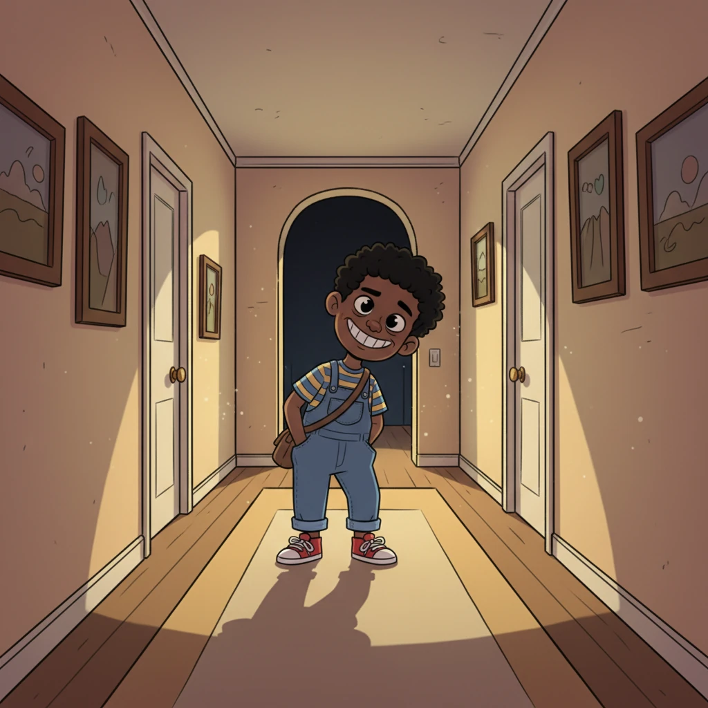 At the end of the long, narrow hallway, framed by the deepening shadows, stood Mr. Finch. His posture was slightly hunched, his head tilted just so, the smile unchanging. He was inside.