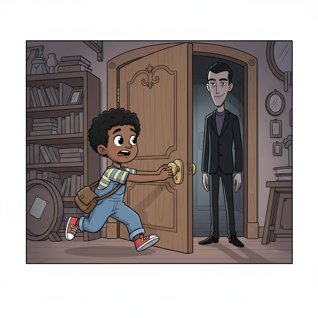 Panic surged. A frantic dash to the nearest door, a desperate twist of the handle. But as the door swung open, Mr. Finch was already there, standing silently on the other side, his smile a cold, knowing curve.