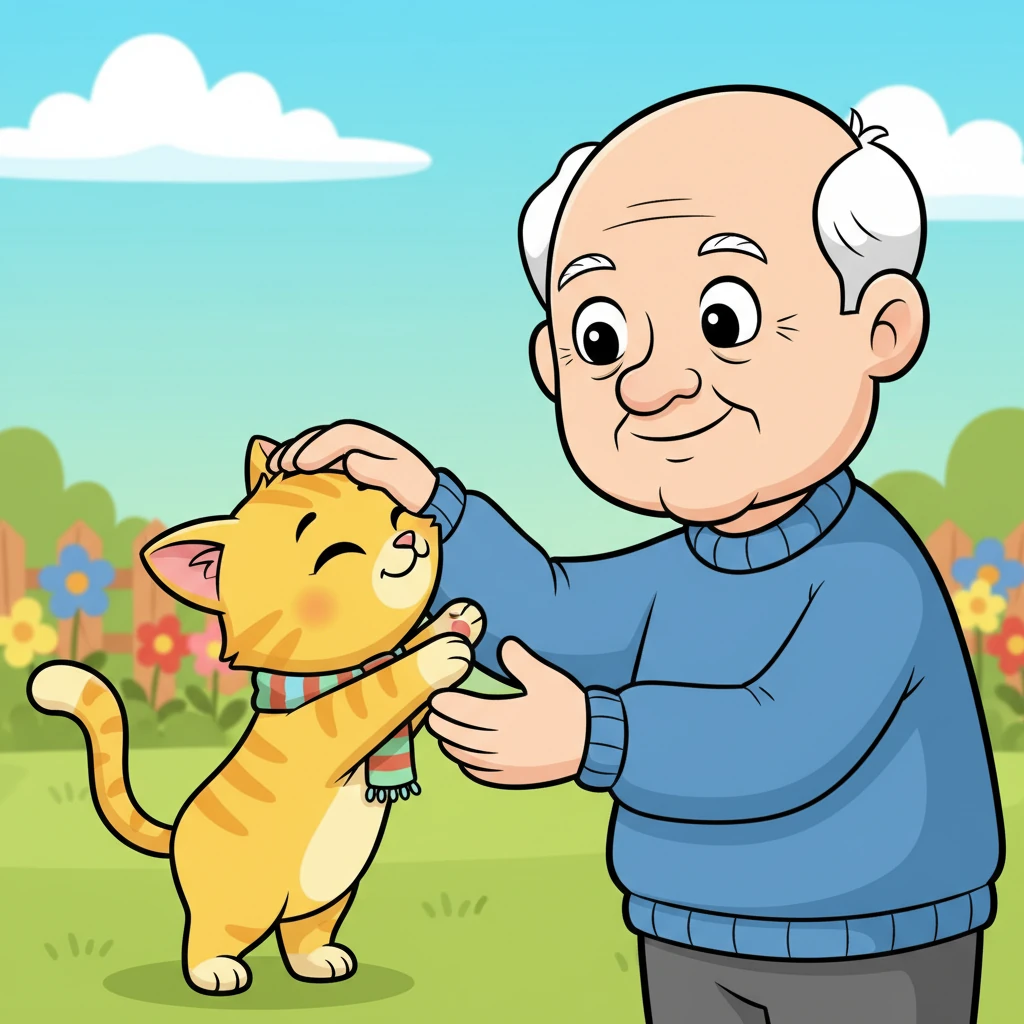 One sunny morning, Bella bravely approached Mr. Kim, rubbing her soft head against his outstretched hand. A rumbling purr vibrated through her small body, a sound of pure contentment. Mr. Kim gently stroked her fur, feeling their bond grow stronger with each touch.