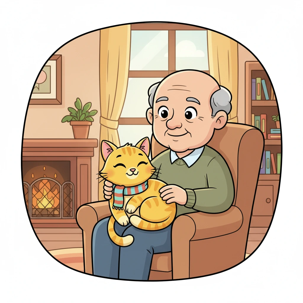 Now, Bella and Mr. Kim were inseparable, their days filled with laughter, purrs, and endless cuddles. Bella had found her forever family, and Mr. Kim had found a loyal, loving companion. They lived happily ever after, their bond a testament to kindness and hope.