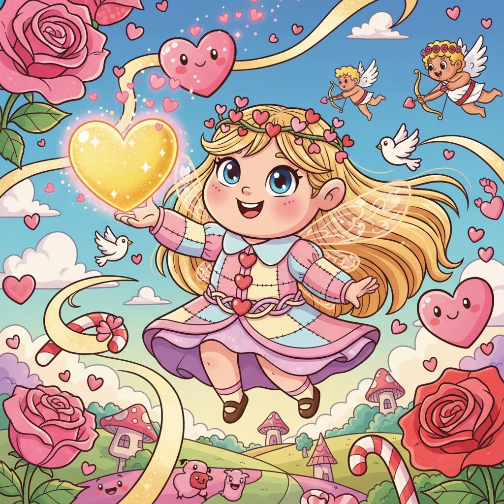 Rosie Radiance and the Heart Day Spark - love