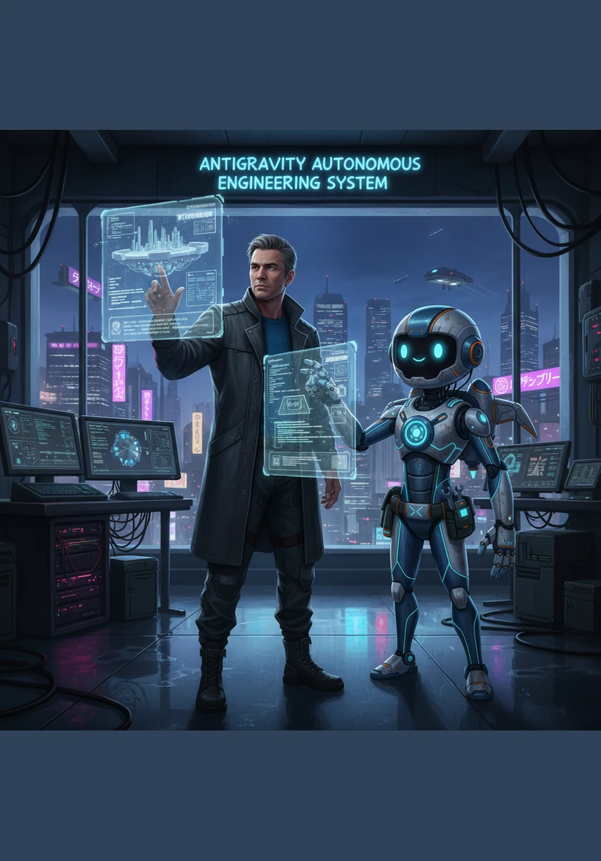 Atlas stands before a shimmering holographic map, tracing the trade routes between Amman and Riyadh with a focused gaze. He envisions a world where commerce flows effortlessly through a digital bridge of his own design.