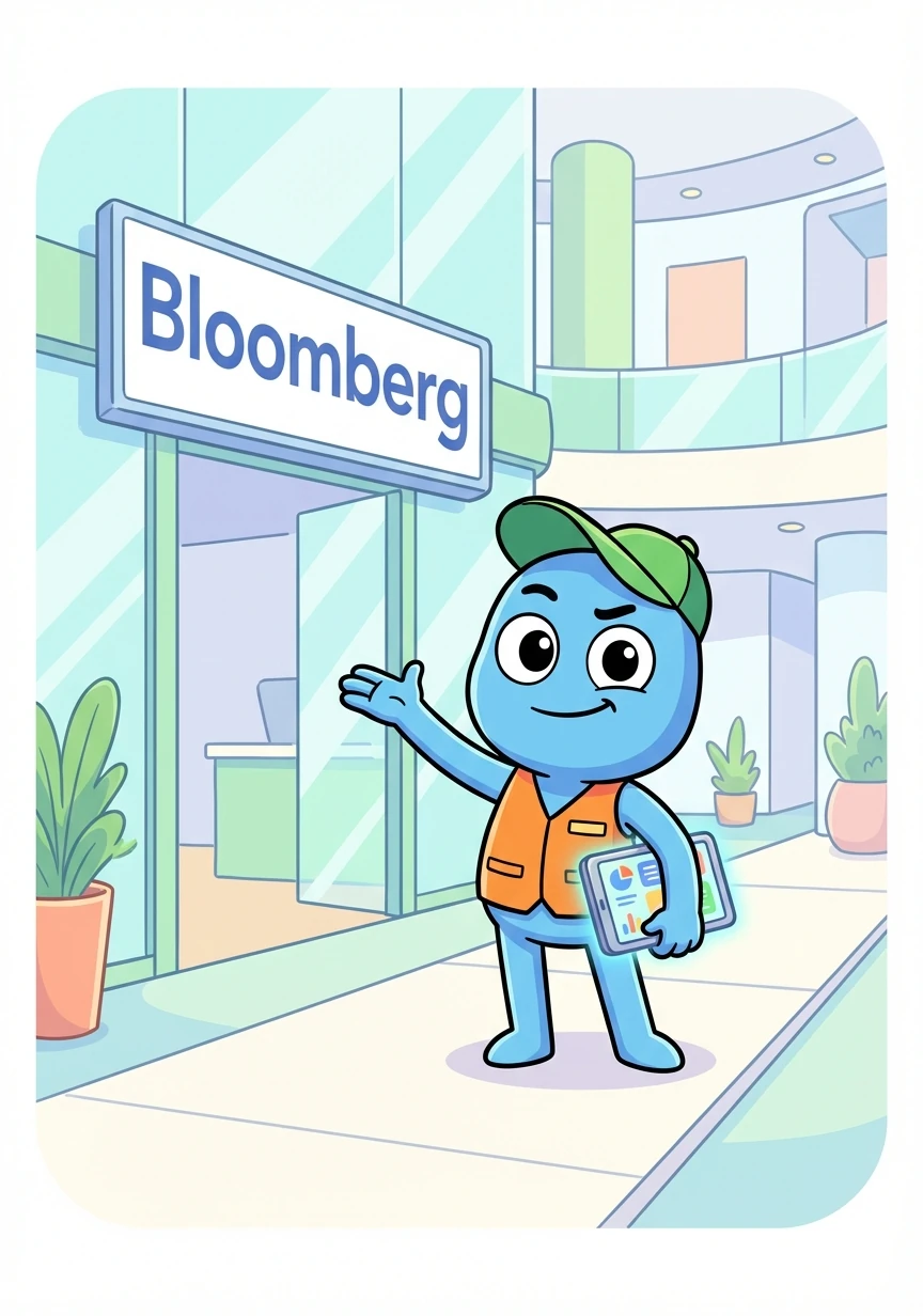 Data Dan, now a skilled data validator, is ready to take on real-world challenges at Bloomberg. He's confident, knowledgeable, and eager to contribute to the company's success.