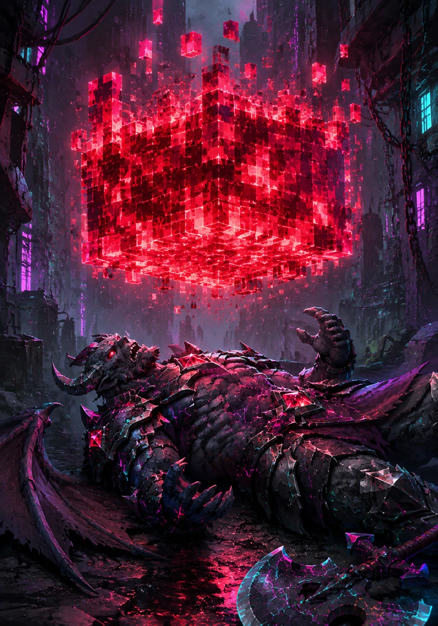 Instead of the traditional grim warning of demise, massive and glowing red block letters manifested in the air right above his chest. The heavy, pixelated text boldly proclaimed YOU CRASHED, vibrating with an eerie digital hum.