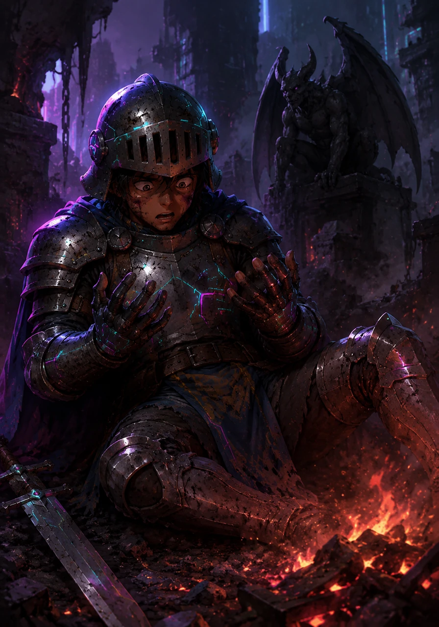 With a sudden flash, the white void collapsed, and Alistair awoke with a gasp back at the glowing embers of the nearest bonfire. He looked at his hands, wondering if the strange, rule-breaking anomaly was a sign of a new, deeper curse upon the kingdom.