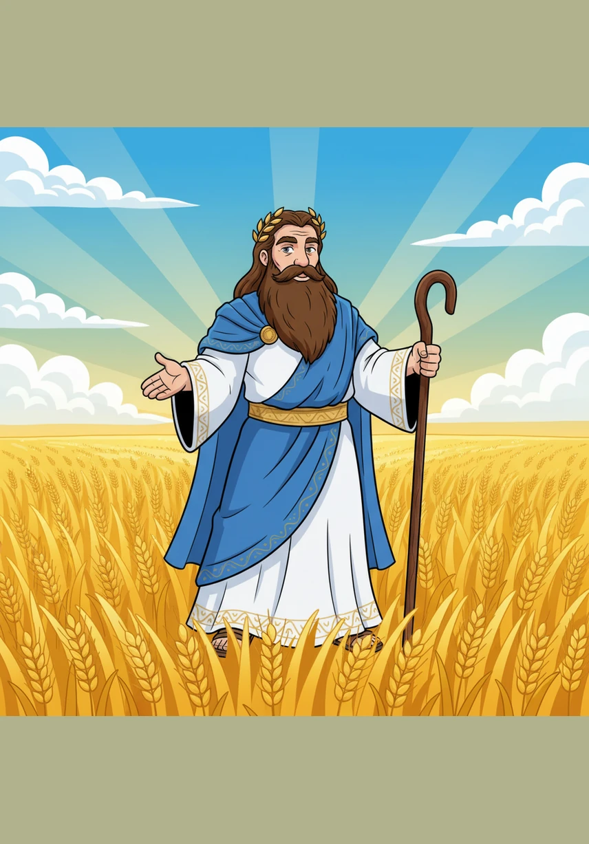 Standing in a field of golden wheat, Caleb raises his arms to the sky, feeling the strength of his identity as a child of God. Because he believed and received the Light, he now walks with the confidence and authority of one who belongs to a heavenly family.