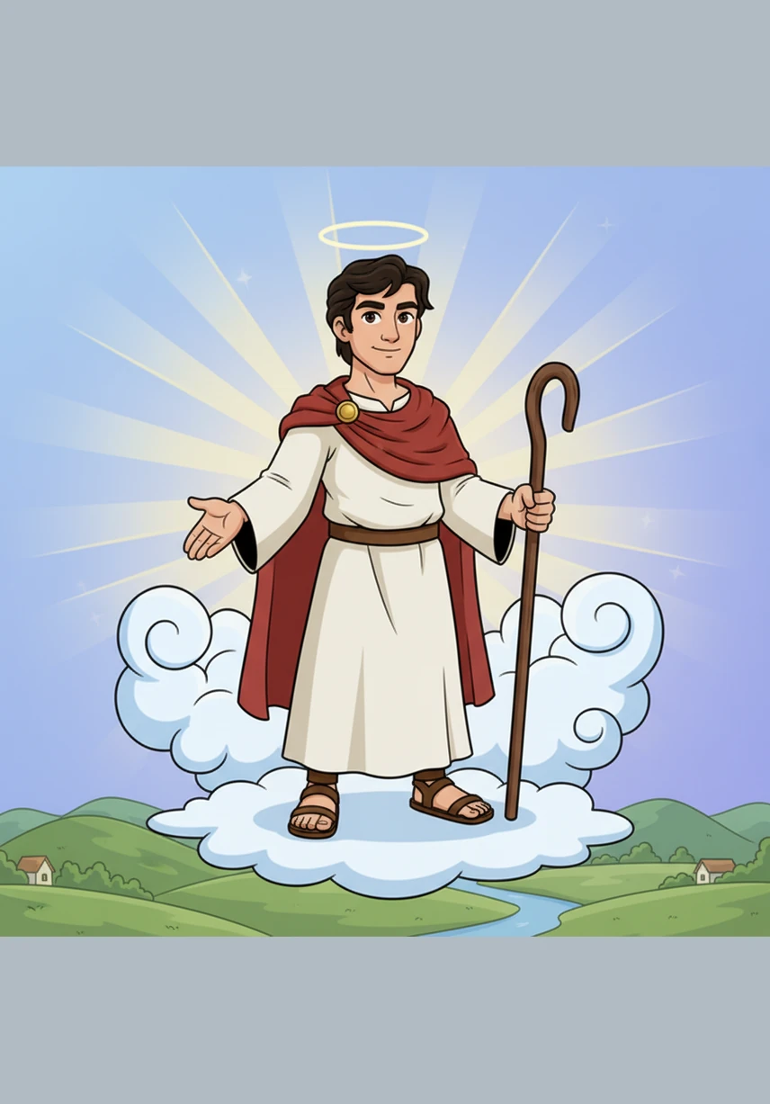 Caleb sits at the feet of a wise teacher, listening to every word with focused attention and a humble spirit. He recognizes that to hear the truth from those sent by God is to hear the very voice of the One who sent them, showing respect for the message and the messenger.