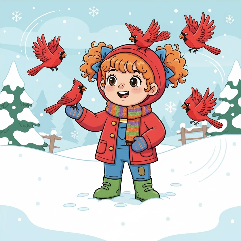 On Winter days, when the yard is soft and still, I look for him outside, playing with feathery cardinals that flit and flutter over dusty drifts. The snow whispers secrets.