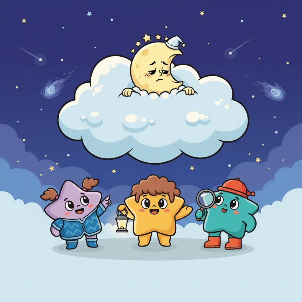 Luna's Shy Light - fairy-tale