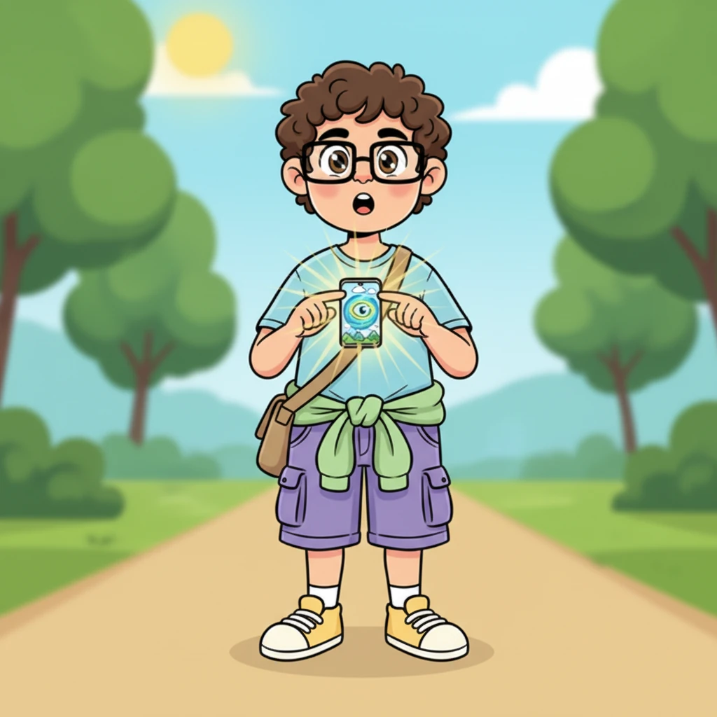 Alex, a curious individual, stumbled upon a peculiar new app icon on their phone, glowing with an otherworldly shimmer. It promised 'Instant Adventures' with a playful, swirling logo that seemed to wink. Alex’s fingers twitched with anticipation, wondering what kind of magic lay within.