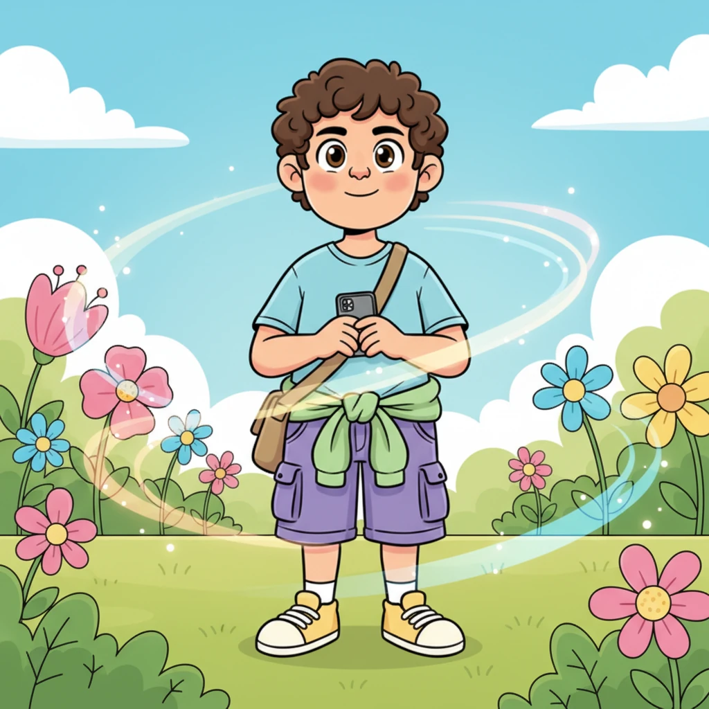 As the magic gently receded, Alex returned to normal, but their heart was full of extraordinary memories. The app had opened a door to incredible empathy and understanding, showing them the joy of different lives. Alex closed the phone, eager to ponder the endless wonders of the world, feeling truly transformed on the inside.