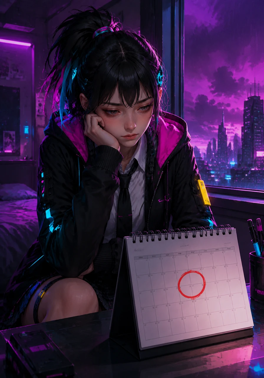 Shanie sits quietly by her bedroom window, staring at a calendar where May 15, 2006, is circled in heavy red ink. Outside, the sky is a bruised purple, mirroring the storm of emotions that changed her life forever on that fateful day.