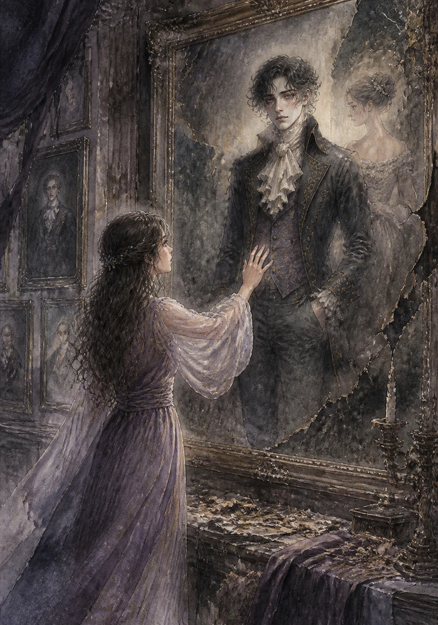 Refusing to leave, Elara discovered a hidden gallery where a dusty portrait revealed Julian’s true history. He was a man trapped in time, cursed by a love that had been betrayed centuries ago.