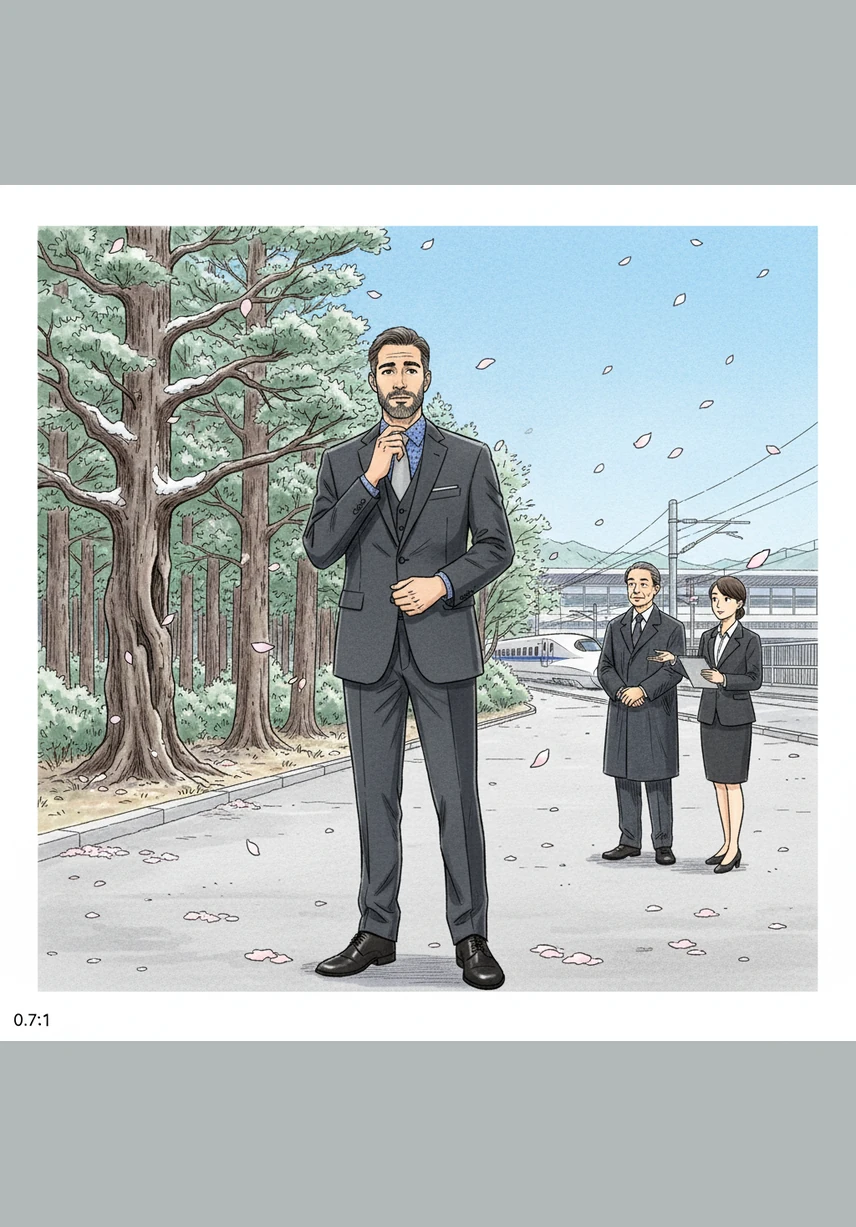 Julian arrives in Aomori as the first cherry blossoms begin to drift through the air, greeted by a landscape where ancient forests meet modern infrastructure. He realizes immediately that business here moves at a different pace, one deeply rooted in the land and its seasonal history. The air is crisp, and the atmosphere is one of profound, quiet opportunity.